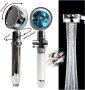 Турбо Душ Слушалка с пречистващ филтър и копче за спиране на водата Turbo SPA Shower Нова, слушалки, снимка 5