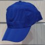Нова изчистена дишаща шапка с козирка в син цвят, шушляк, снимка 3
