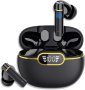 Безжични слушалки Bluetooth 5.3 Ipx7 водоустойчиви, управление с докосване, черни