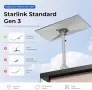 Нова Starlink Gen 3 V3 Монтажна Стойка 360° за Покрив Стена и Рутер, снимка 2