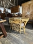 Бамбуков комплект - маса с два стола, снимка 4