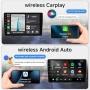 Нова Android 15 мултимедия 1DIN CarPlay Ducato 9" 4+64GB GPS за кола, снимка 4