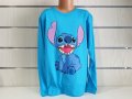 Нова детска блуза с дълъг ръкав и дигитален печат Стич (Stitch), снимка 6