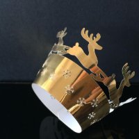 12 бр Коледни Елени и снежинки  декори декорация за мъфини кексчета кошнички, снимка 3 - Други - 30329602