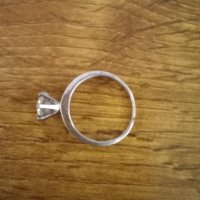 Сребърен пръстен с цирконий, снимка 3 - Пръстени - 39277900
