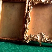 Стари позлатени фоторамки френски от 19 век, снимка 11 - Други ценни предмети - 44742251