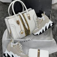 Дамска чанта портфейл и кецове Versace код 124, снимка 1 - Дамски ежедневни обувки - 34543197