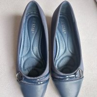 Обувки в тъмносиньо, нови, снимка 1 - Дамски елегантни обувки - 38566155