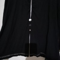 СТРАХОТНА И ЕФЕКТНА БЛУЗА С ЦИПОВЕ 2XL, снимка 3 - Блузи с дълъг ръкав и пуловери - 42860548