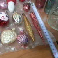 Стъклени играчки за елха , снимка 12 - Антикварни и старинни предмети - 38818937