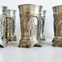 Калаени релефни чаши, снимка 4 - Колекции - 37563042