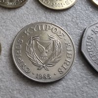 Монети . Кипър .1,2,5, 10 ,20 и 50 цента. 6 бройки., снимка 10 - Нумизматика и бонистика - 42425286