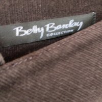 Дамски джинси от тъмно кафяво кадифе на Belly Banlay, снимка 2 - Дънки - 42085599