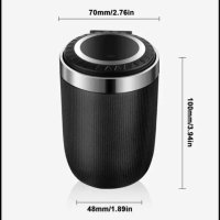 Преносим пепелник за кола с LED светлина, снимка 3 - Аксесоари и консумативи - 42139969