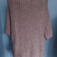 Топло пончо тип пуловер , снимка 5 - Якета - 44237207