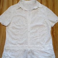 Дамска бяла блуза, снимка 1 - Ризи - 33737686