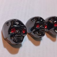 BLACK Skull Head Knobs, снимка 1 - Китари - 39662041