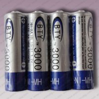 ANIMABG 4бр. презареждащи батерии AA, снимка 3 - Друга електроника - 35550859