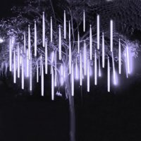 LED Коледни Украси RGB висулки Пура за дърво висяща лампа, снимка 6 - Външни лампи - 34997765