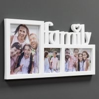 Красива тройна рамка за снимки "Family", снимка 2 - Декорация за дома - 34427892