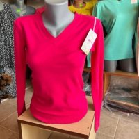Нова цикламена блузка, снимка 1 - Блузи с дълъг ръкав и пуловери - 38224189