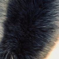 Яка и наръкавници от полярна лисица/естествен косъм, снимка 4 - Палта, манта - 38966210