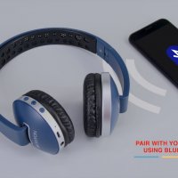 Bluetooth слушалки с микрофон CANYON Wireless Headset CNS-CBTHS2BL - 24 месеца гаранция, снимка 5 - Безжични слушалки - 31924250