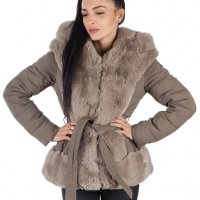 Зимно дамско палто с качулка – 4115, снимка 18 - Якета - 38269497