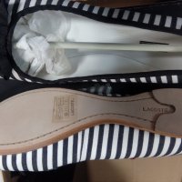 дамски обувки Lacoste laurie striped нови размер  41 външна част текстил , кътрешна естестве, снимка 3 - Сандали - 29173139