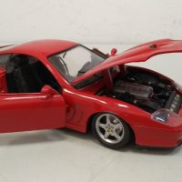 Метална количка Ferrari 550 Maranello Anson1:18, снимка 6 - Колекции - 34366683