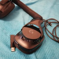 Безжични геймърски слушалки Logitech G533, прочети описанието!, снимка 5 - Слушалки за компютър - 40819015