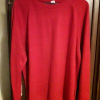 Мъжка елегантна блуза червена голям размер 2ХЛ, снимка 1 - Блузи - 29993131