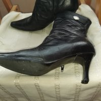 Дамски елегантни обувки на висок ток от естествена кожа 36 номер, снимка 2 - Дамски боти - 37894866