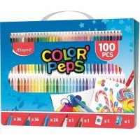 Комплект за рисуване - Maped Color Peps 100 части, снимка 1 - Други - 31775051