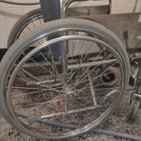 Запазена сгъваема рингова инвалидна количка със сваляеми подлакътници, снимка 7 - Инвалидни колички - 44366856