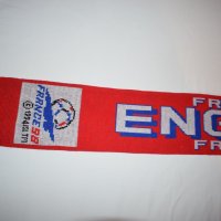 France 1998 - Световна купа - England - Уникален 100% ориг. шал / World Cup 1998 / Световно , снимка 2 - Футбол - 31182391