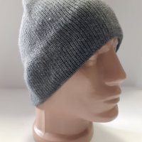 Мъжка плетена шапка-8, снимка 4 - Шапки - 30706382