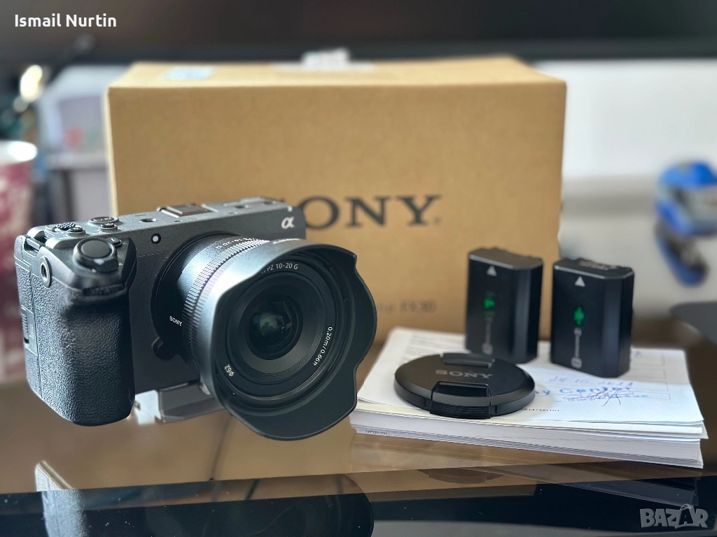 Sony FX 30 Cinema Line Sony 10-20 G F4 PZ, снимка 1