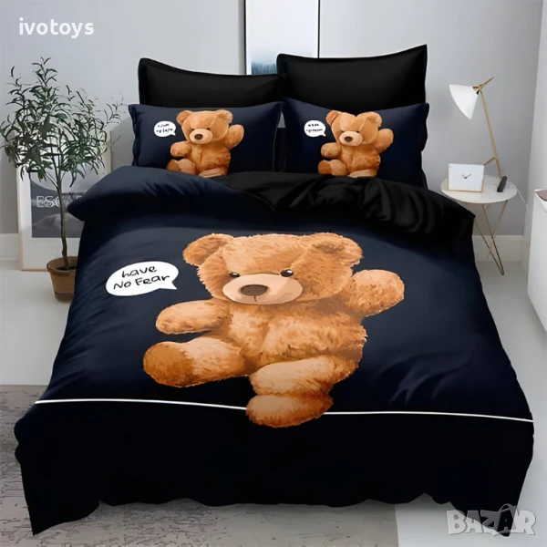 Двулицево спално бельо, 6 части (Реално Изображение) - Модел WS17307, снимка 1