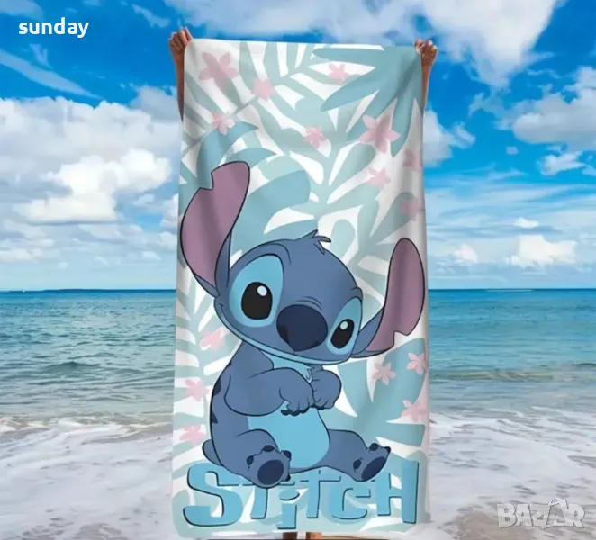 Плажна кърпа Стич, снимка 1