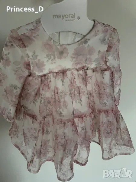 Официална рокля за бебе Mayoral, снимка 1