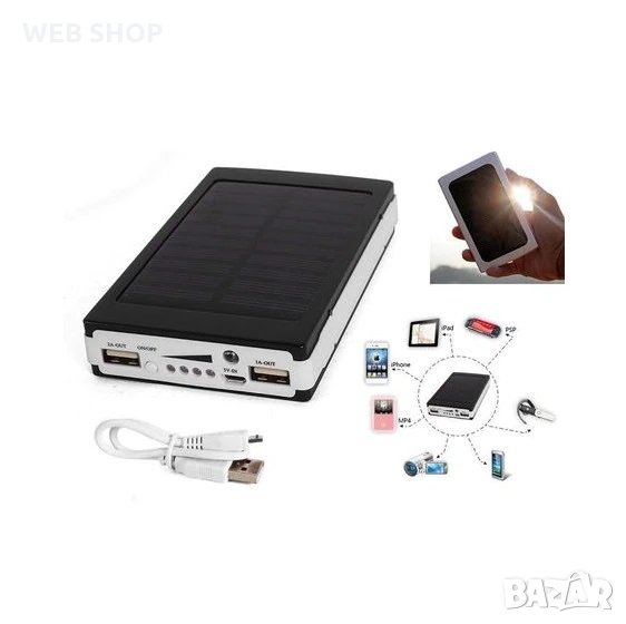 Соларна светеща външна батерия 50000MAH, снимка 1