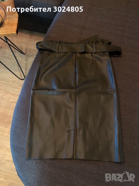 Кожена пола Zara, снимка 1