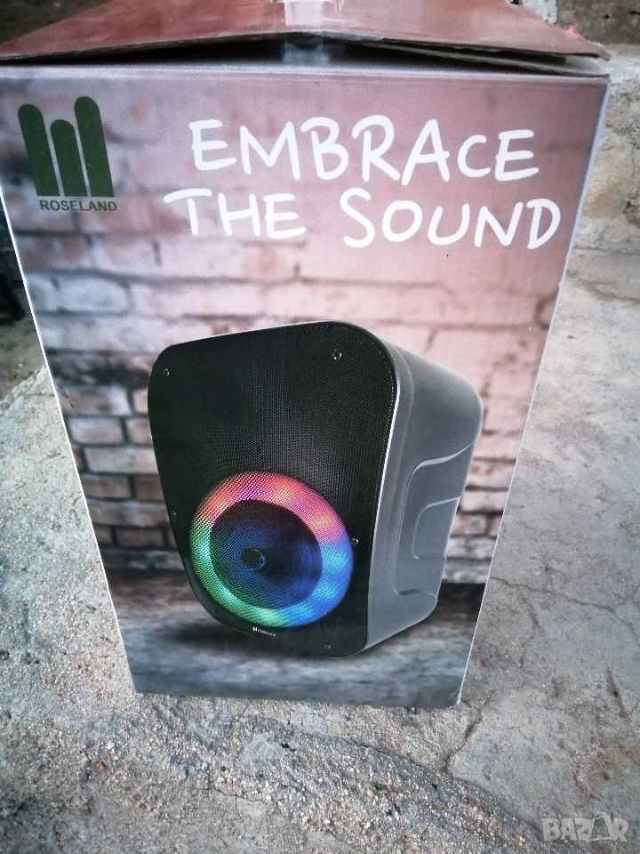 Bluetooth boombox тонколона Roseland, снимка 1