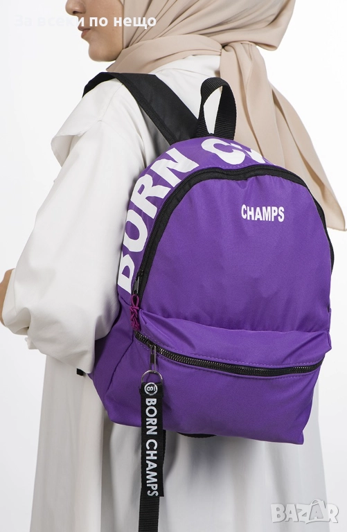 Лилава Раница Код SV-55, снимка 1