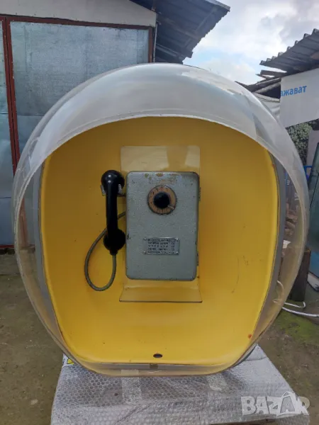 Стар уличен руски телефон , снимка 1