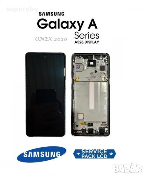 Нов 100% Оригинален LCD Дисплей за Samsung SM-A528 A52s 5G 2021 Тъч скрийн Service Pack, снимка 1