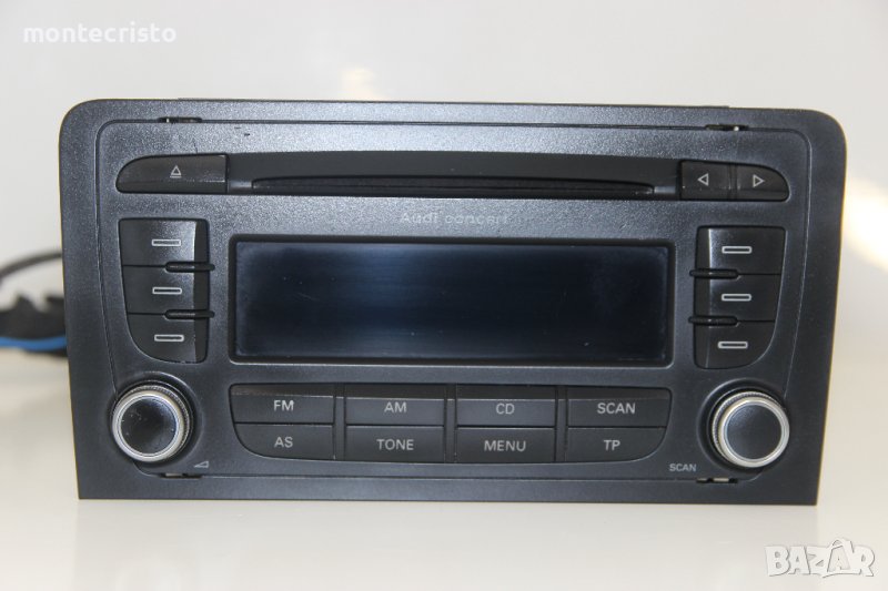CD Radio Audi A3 8P (2003-2008г.) 8P0 035 186 G / 8P0035186G двоен дин, снимка 1