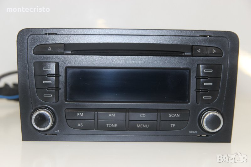 CD Radio Audi A3 8P (2003-2012г.) 8P0 035 186 G / 8P0035186G двоен дин, снимка 1