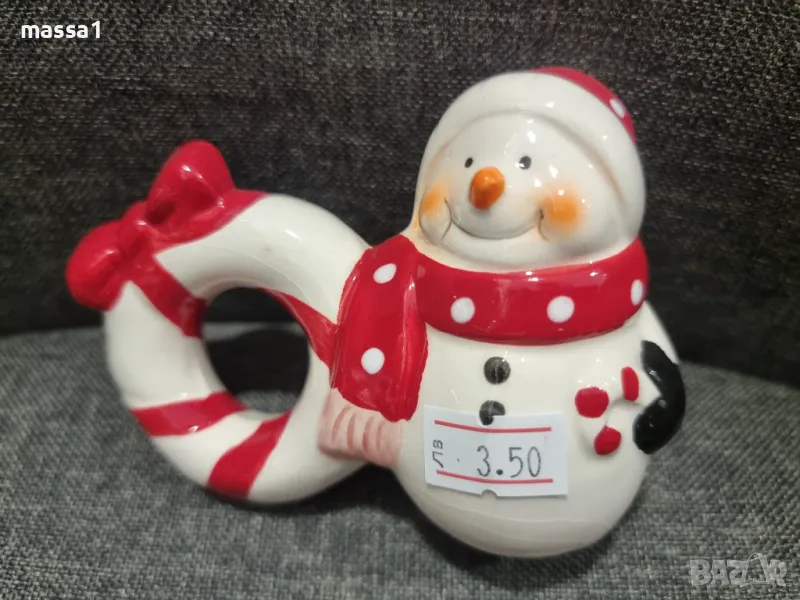НОВО!!! Коледна порцеланова играчка, снимка 1